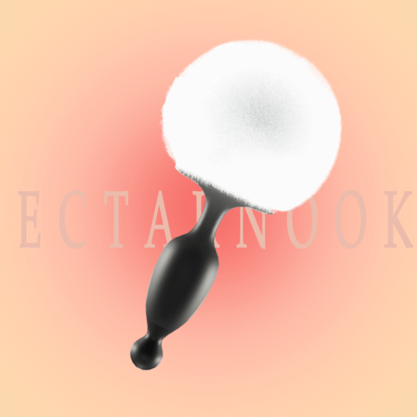 Bunny-Rabbit Tail-Butt plug-APP control-electric-anal